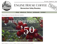 Tablet Screenshot of enginehousecoffee.com